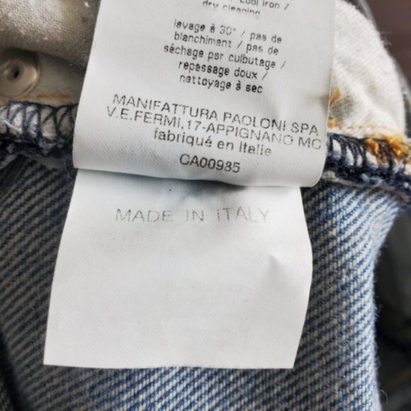MSGM Distressed Straight Jeans size 6 - Picture 7 of 11